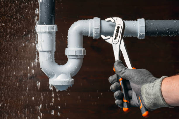 Professional Drain Cleaning technician working in Camden, OH